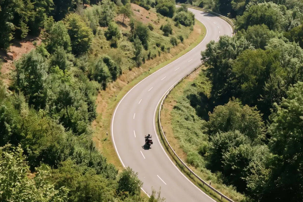 Discover motorcycle routes in the Eifel