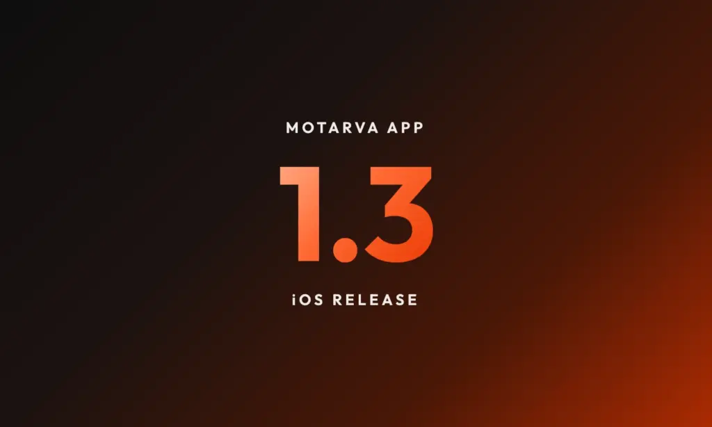 What is new in the Motarva app 1.3