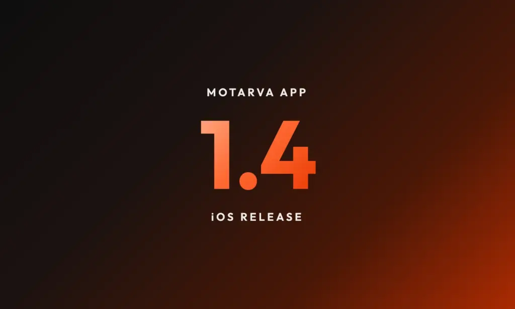 What is new in the Motarva app 1.4