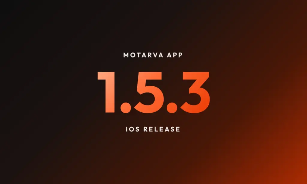Motarva app 1.5.3: full-screen map and ride fixes