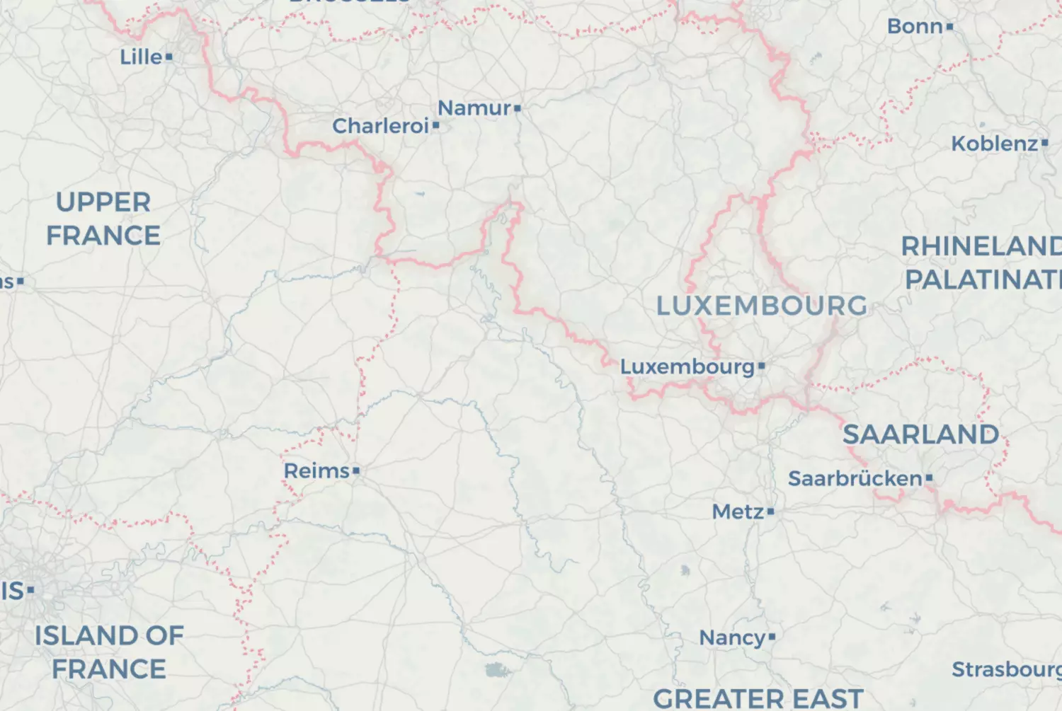 Route map: Franse Ardennen (2-daagse) — Dag 2 — Grand Est · France