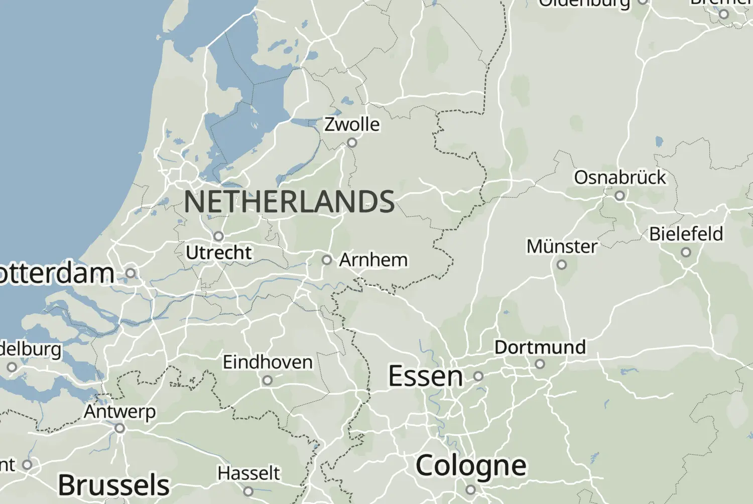 Route map: Van Raalte naar America — Overijssel · Netherlands