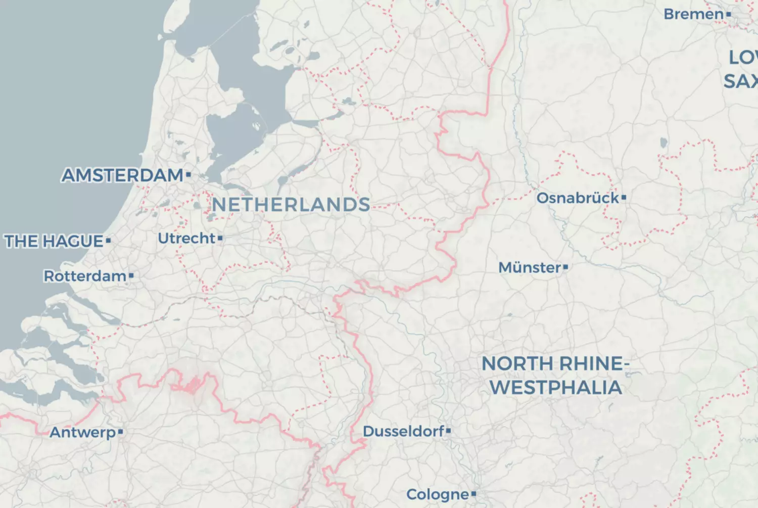 Route map: Van Raalte naar America — Overijssel · Netherlands