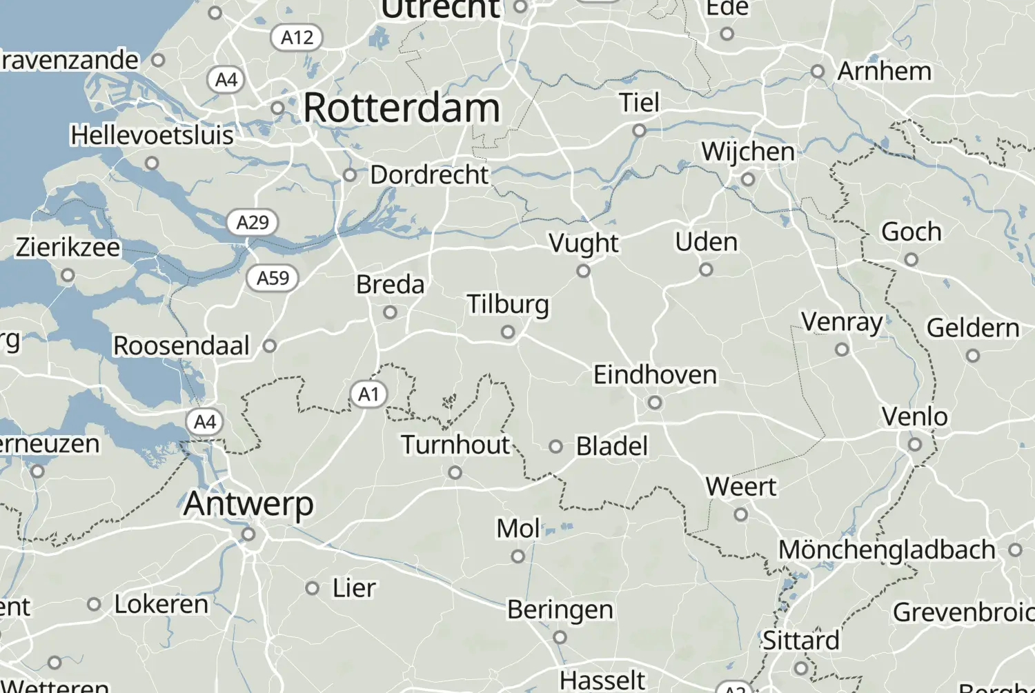 Route map: Brabant — Antwerp · Belgium