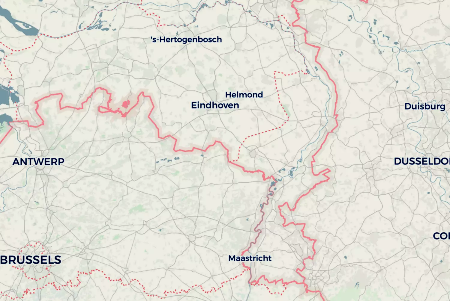 Route map: Limburg (2022) — Limburg · Belgium