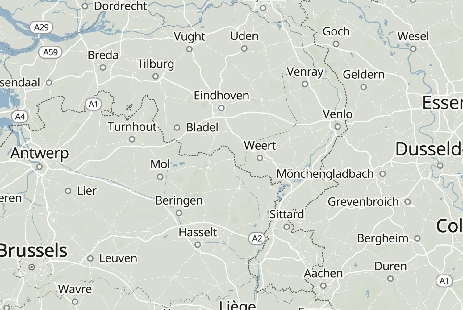 Route map: Limburg (2022) — Limburg · Belgium