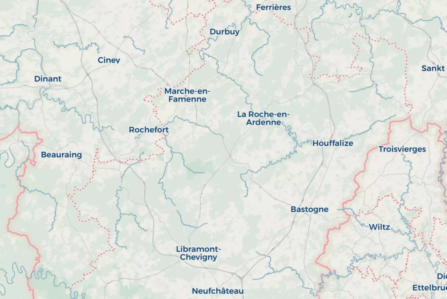 Route map: Rondje Ardennen — Luxembourg · Belgium