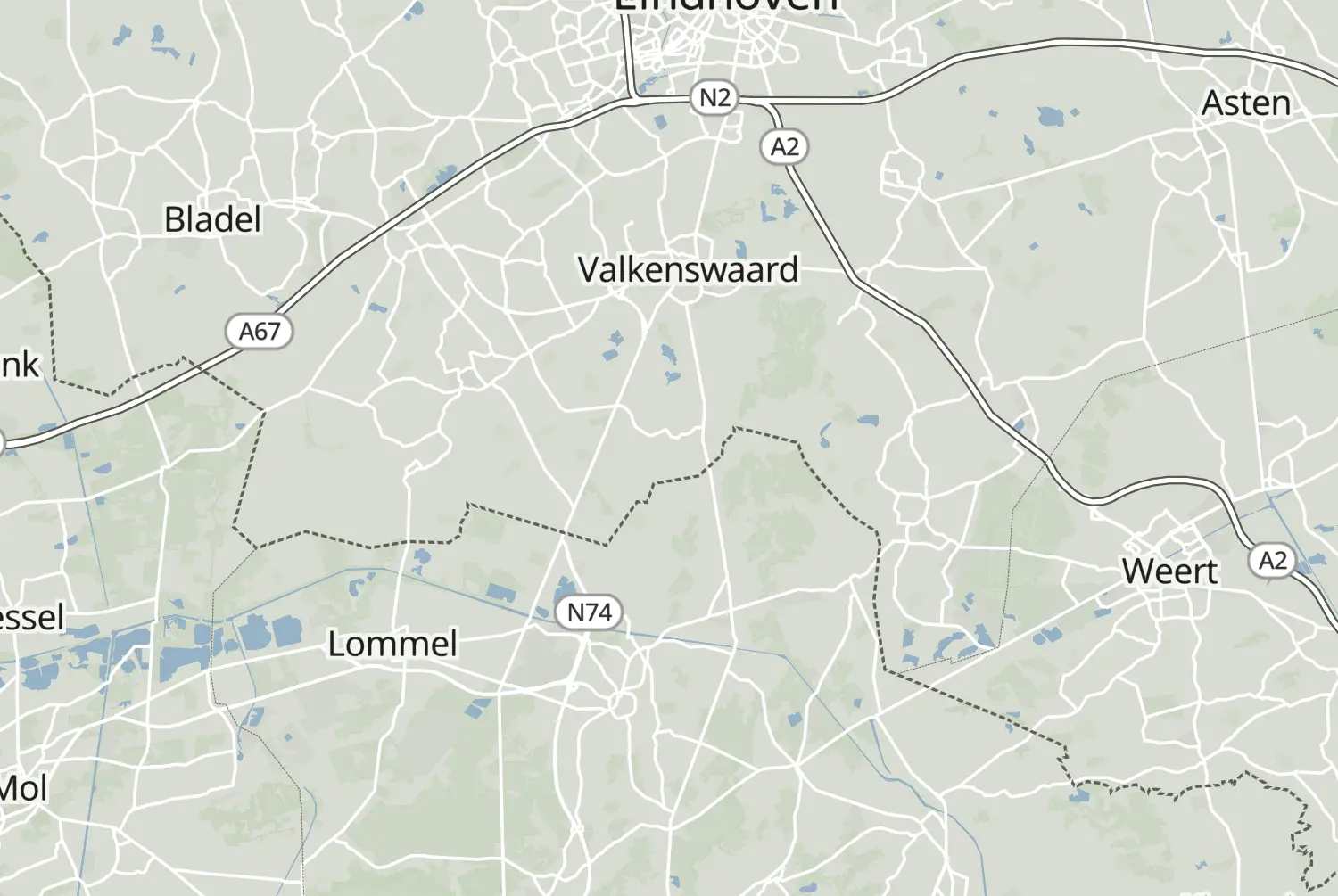 Route map: Noord-Limburg — Limburg · Belgium
