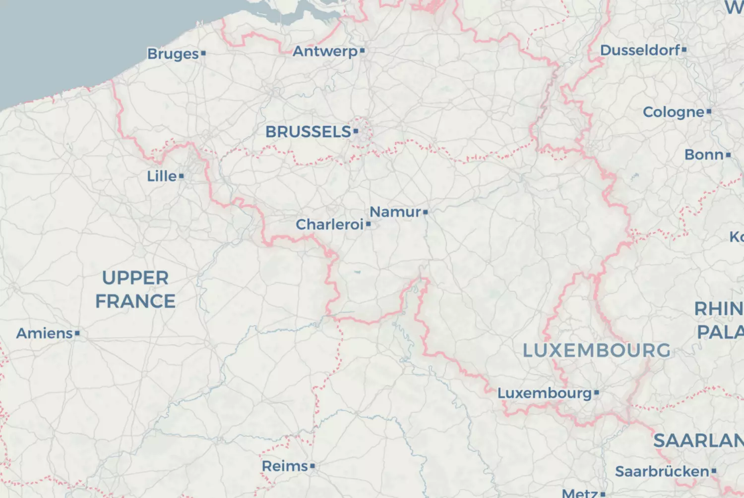 Route map: Le Nord en Ardennen (Bierenroute) — East Flanders · Belgium