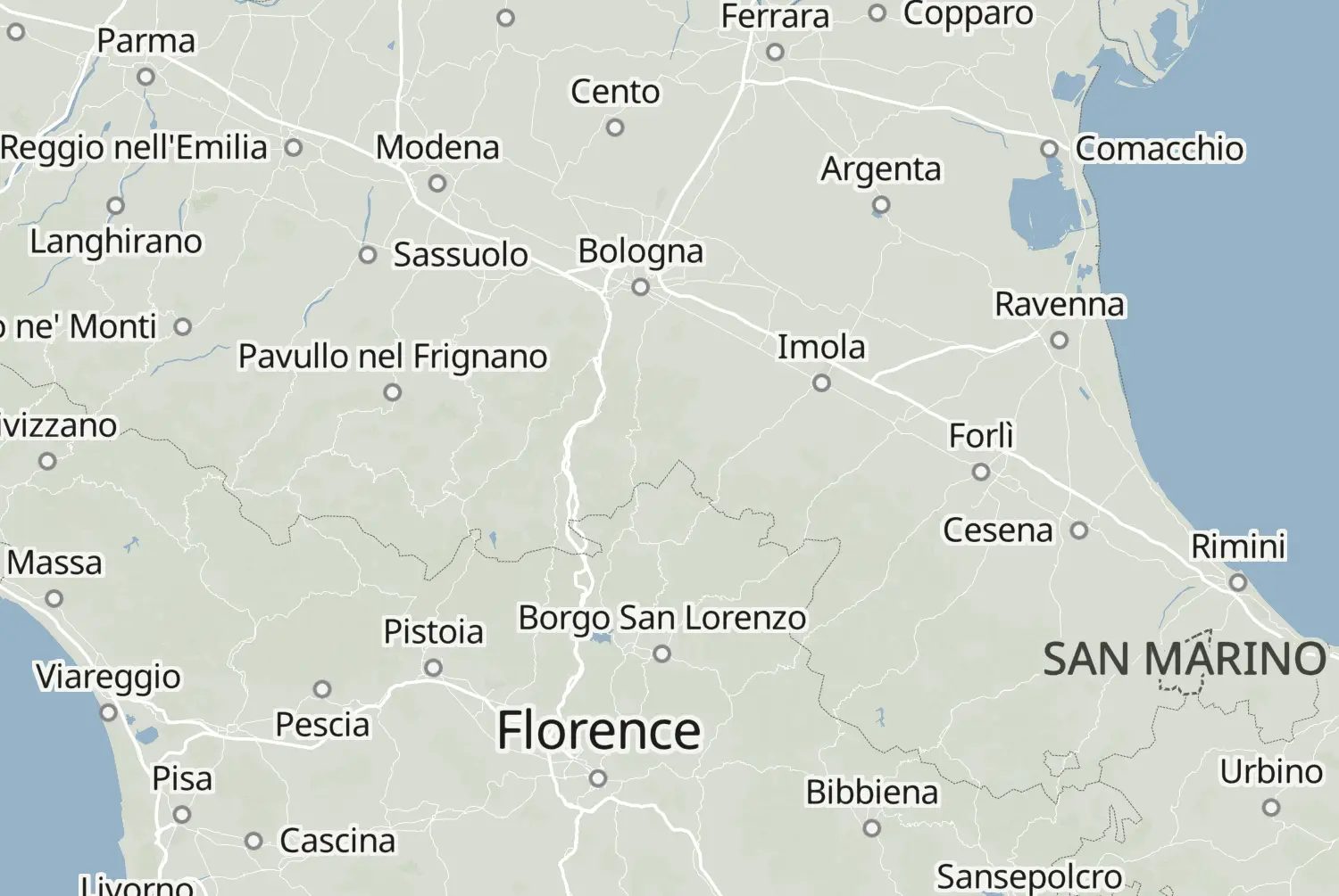 Toscane (Italië) — Dag 1