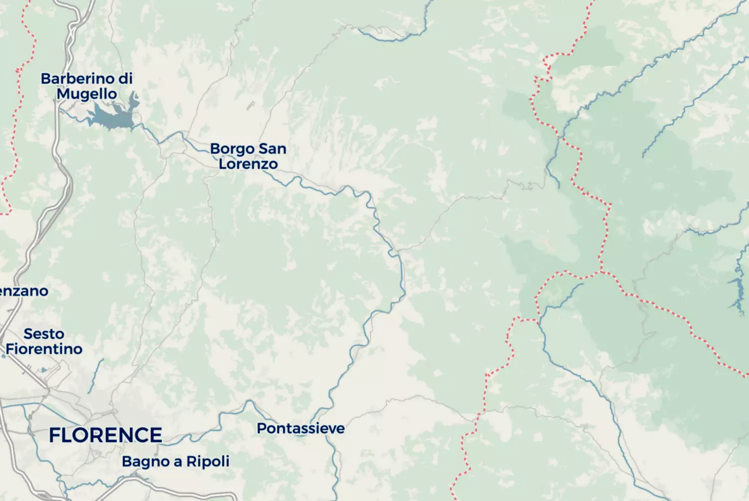 Route map: Toscane (Italië) — Dag 2 — Tuscany · Italy