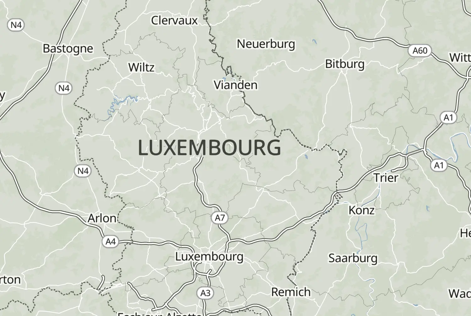 Route map: 201507luxemburg 1 — Dag 3 — Canton of Vianden · Luxembourg