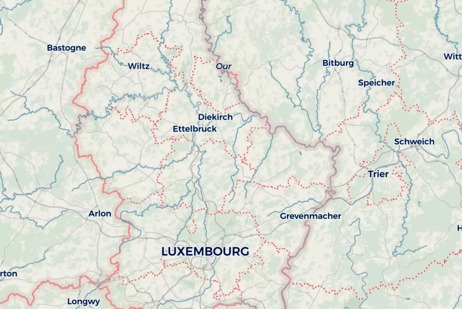 Route map: 201507luxemburg 1 — Dag 3 — Canton Vianden · Luxembourg