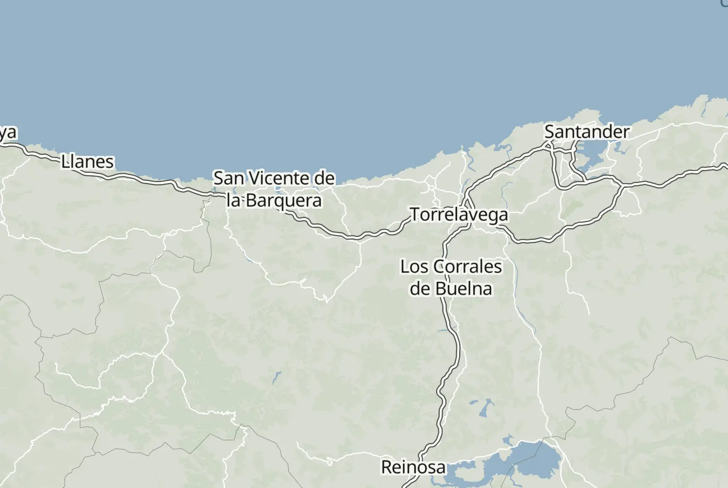 Route map: la vega 1 — Cantabria · Spain