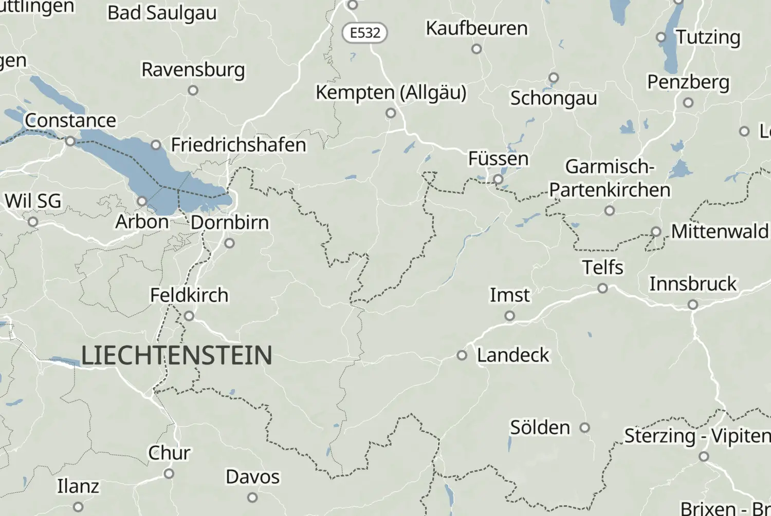 Route map: Schwabentour — Tyrol · Austria