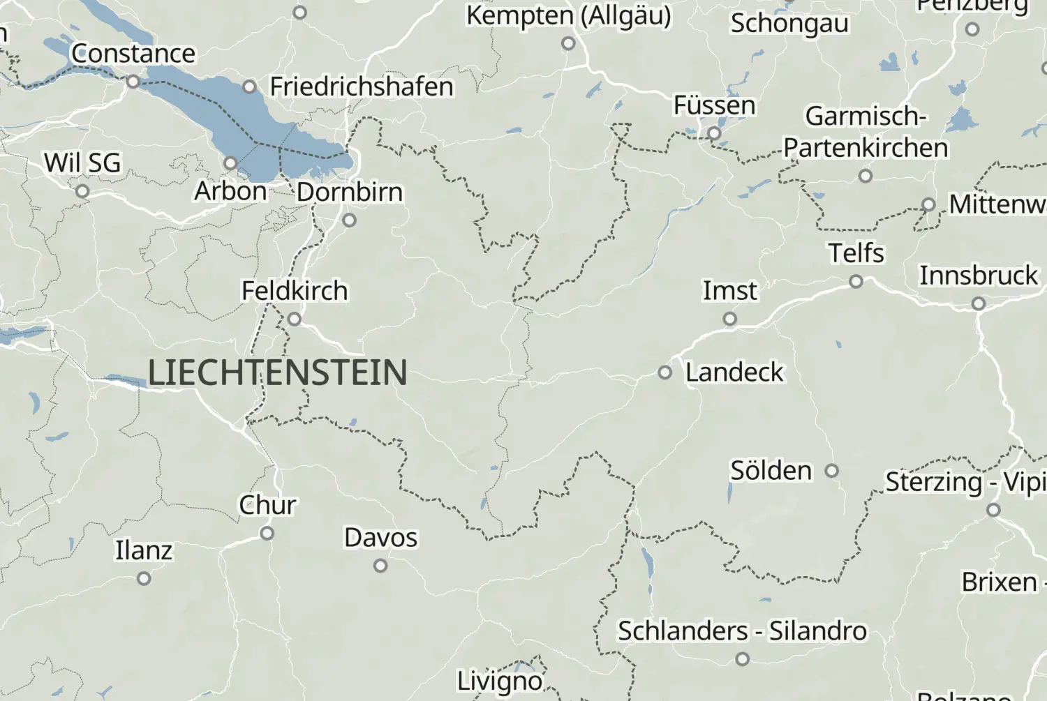Route map: Silvretta-Arlberg-Runde — Tyrol · Austria