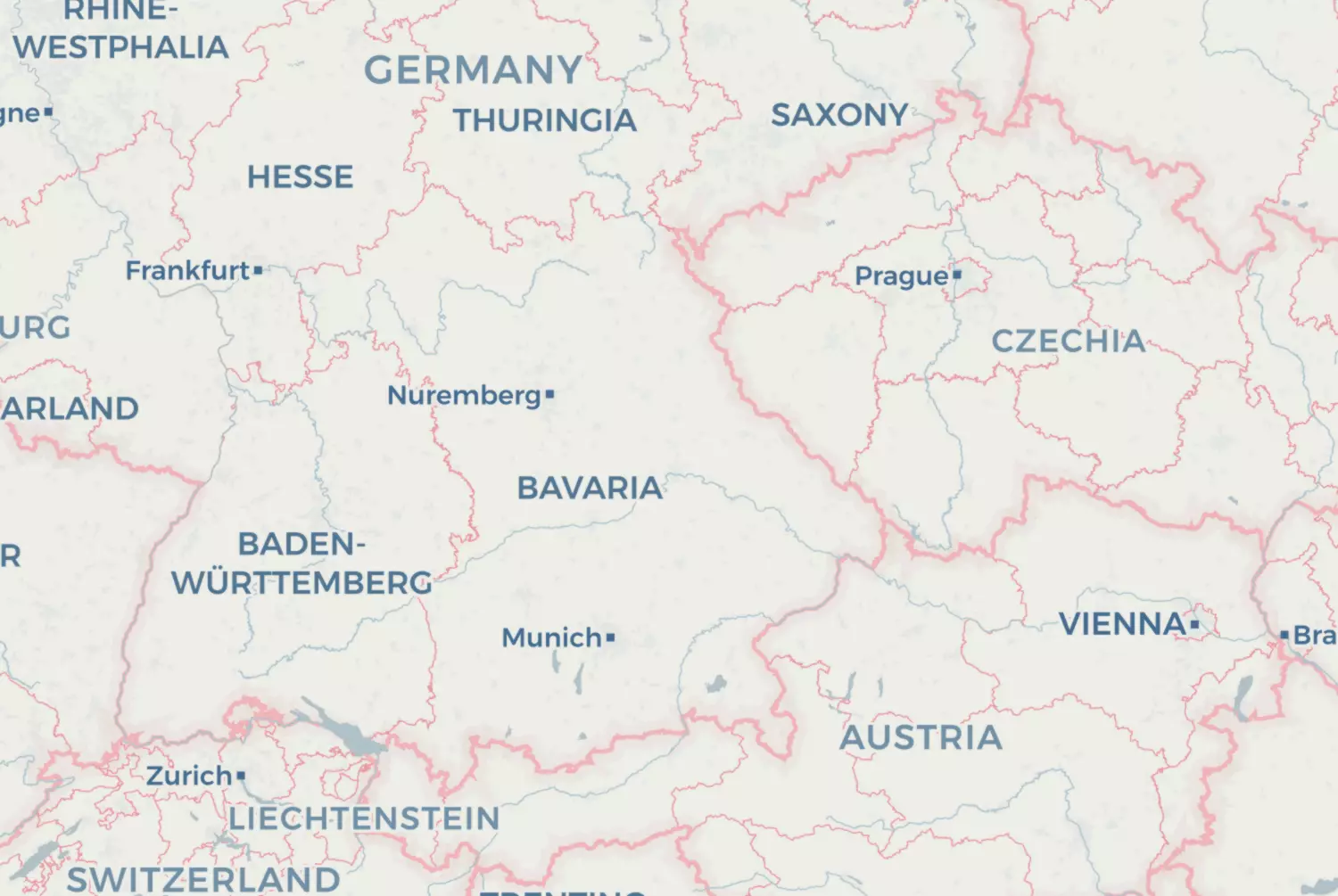 Route map: Acht dagen, acht landen — Dag 2 — Baden-Württemberg · Germany