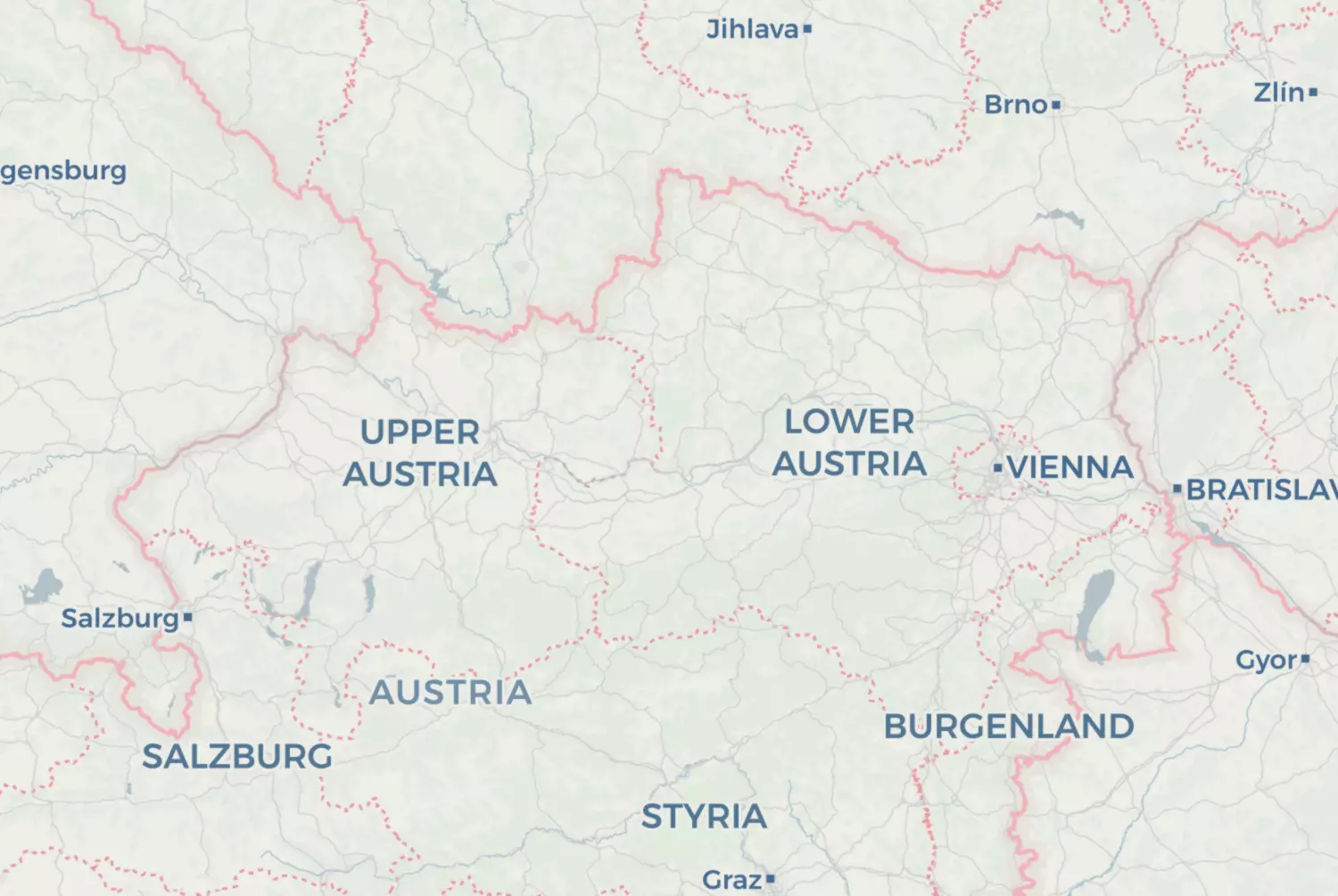 Route map: Acht dagen, acht landen — Dag 3 — South Bohemian Region · Czech Republic