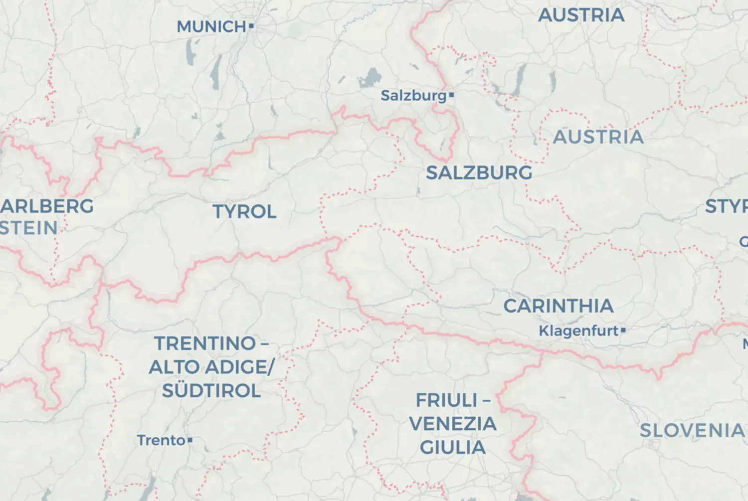 Route map: Acht dagen, acht landen — Dag 6 — Friuli – Venezia Giulia · Italy