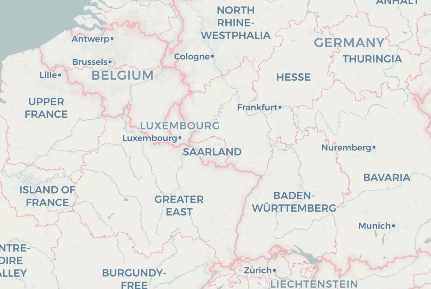 Route map: Acht dagen, acht landen — Dag 8 — Baden-Württemberg · Germany