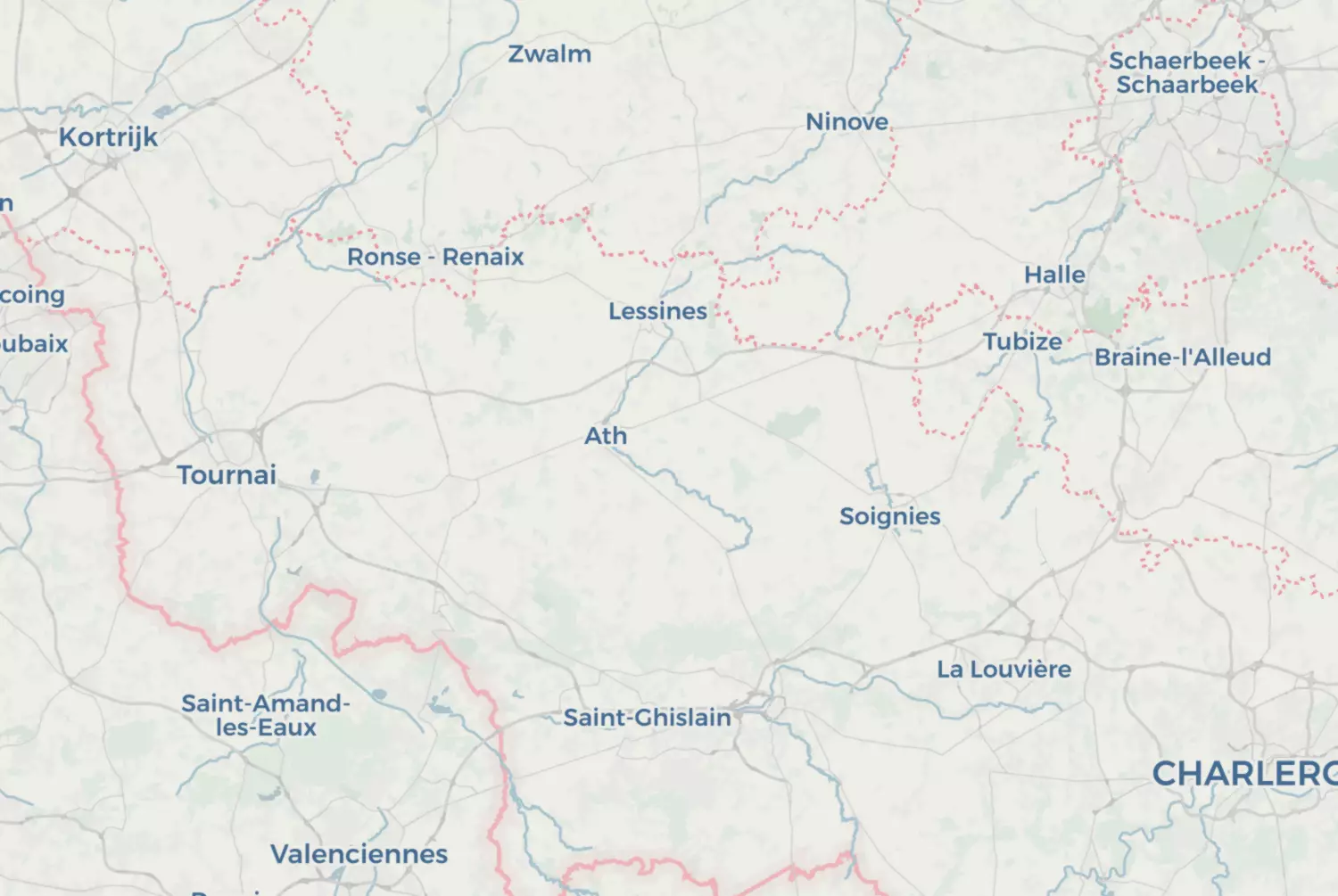 Route map: Henegouwen (2024) — Flemish Brabant · Belgium